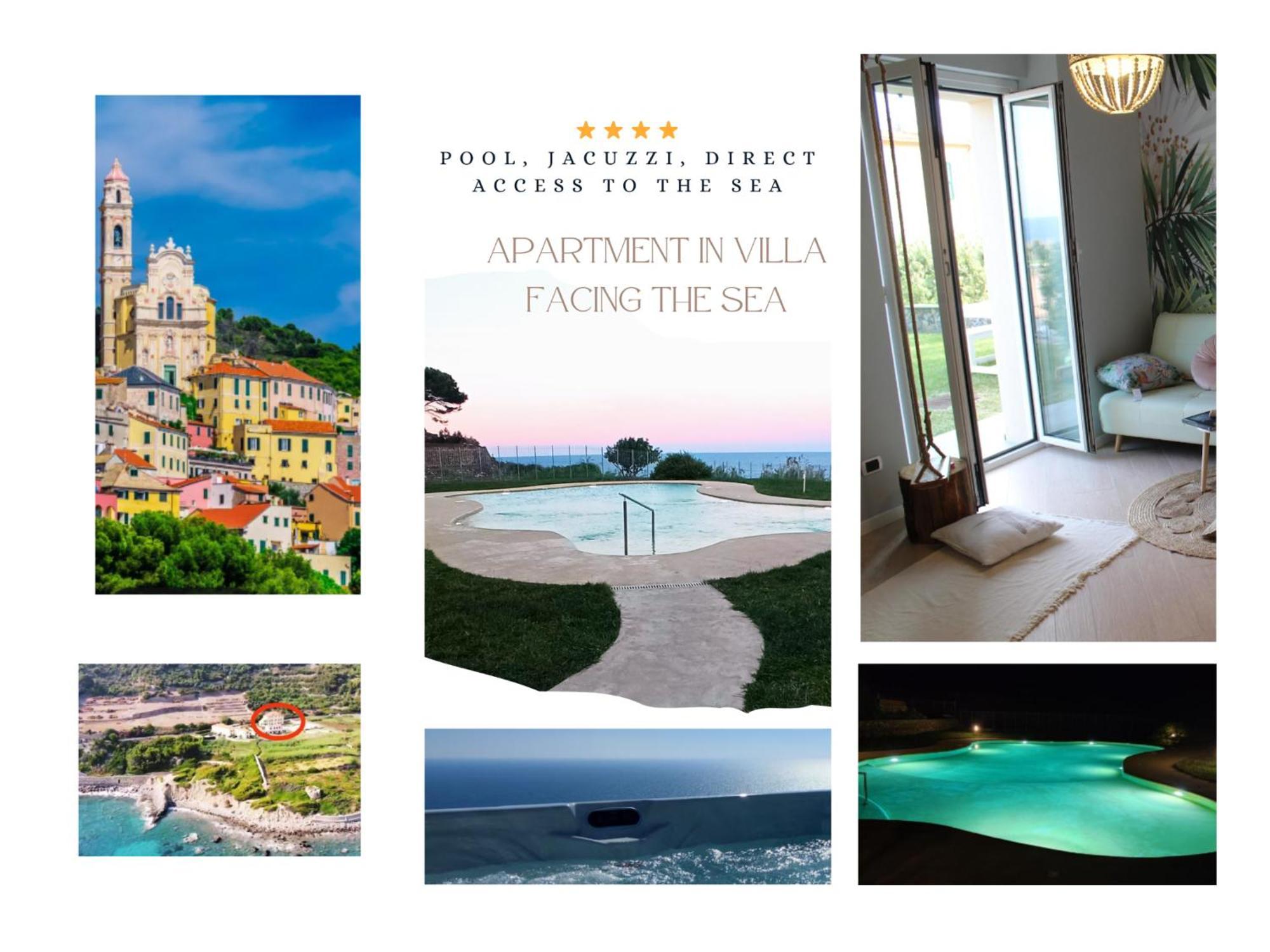 Cluxury-Torre Dei Saraceni Boutique Apt By The Sea Beach, Pool,Private Jacuzzi, Parking Cervo Eksteriør bilde
